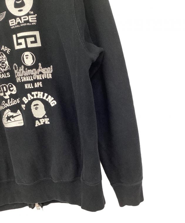 BAPE ジップパーカー　レア物 A BATHING APE Color Camo Shark Full Zip Hoodie 