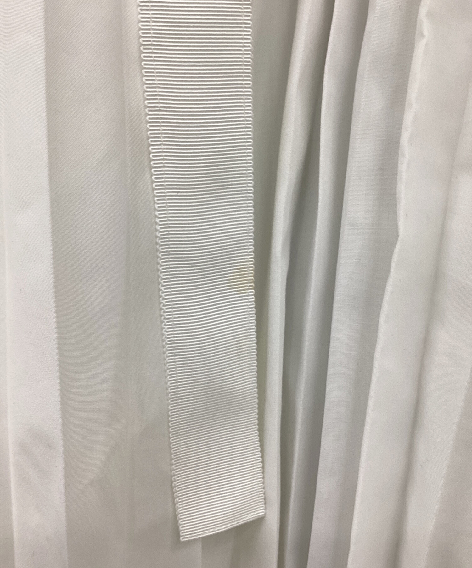 中古・古着通販】sacai (サカイ) ドッキングスカート グレー×ホワイト