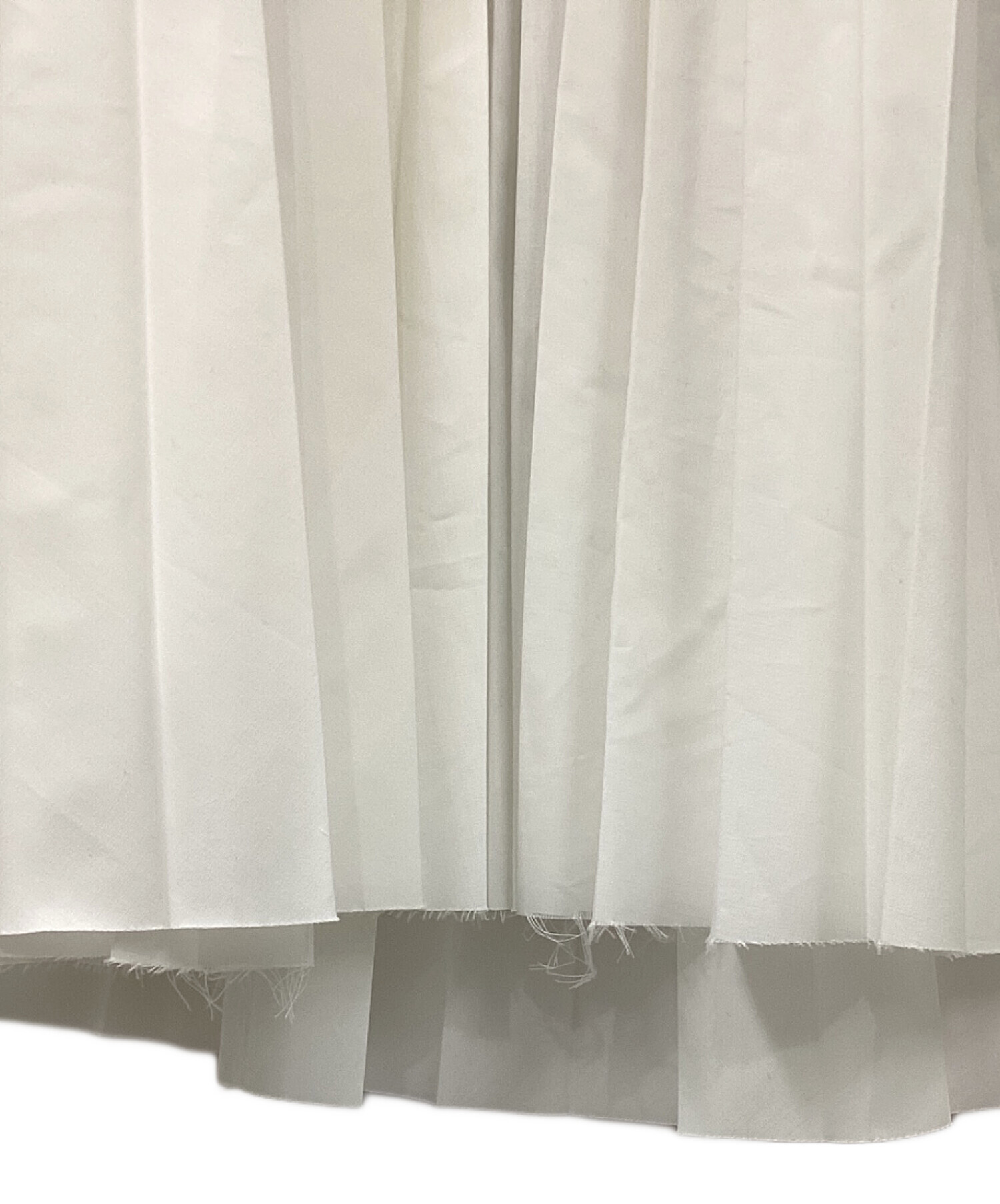中古・古着通販】sacai (サカイ) ドッキングスカート グレー×ホワイト