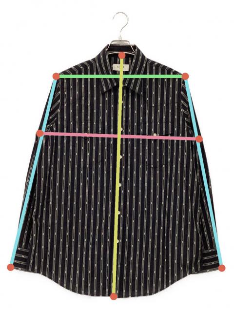 中古・古着通販】CELINE (セリーヌ) トリオンフウウエスタンシャツ
