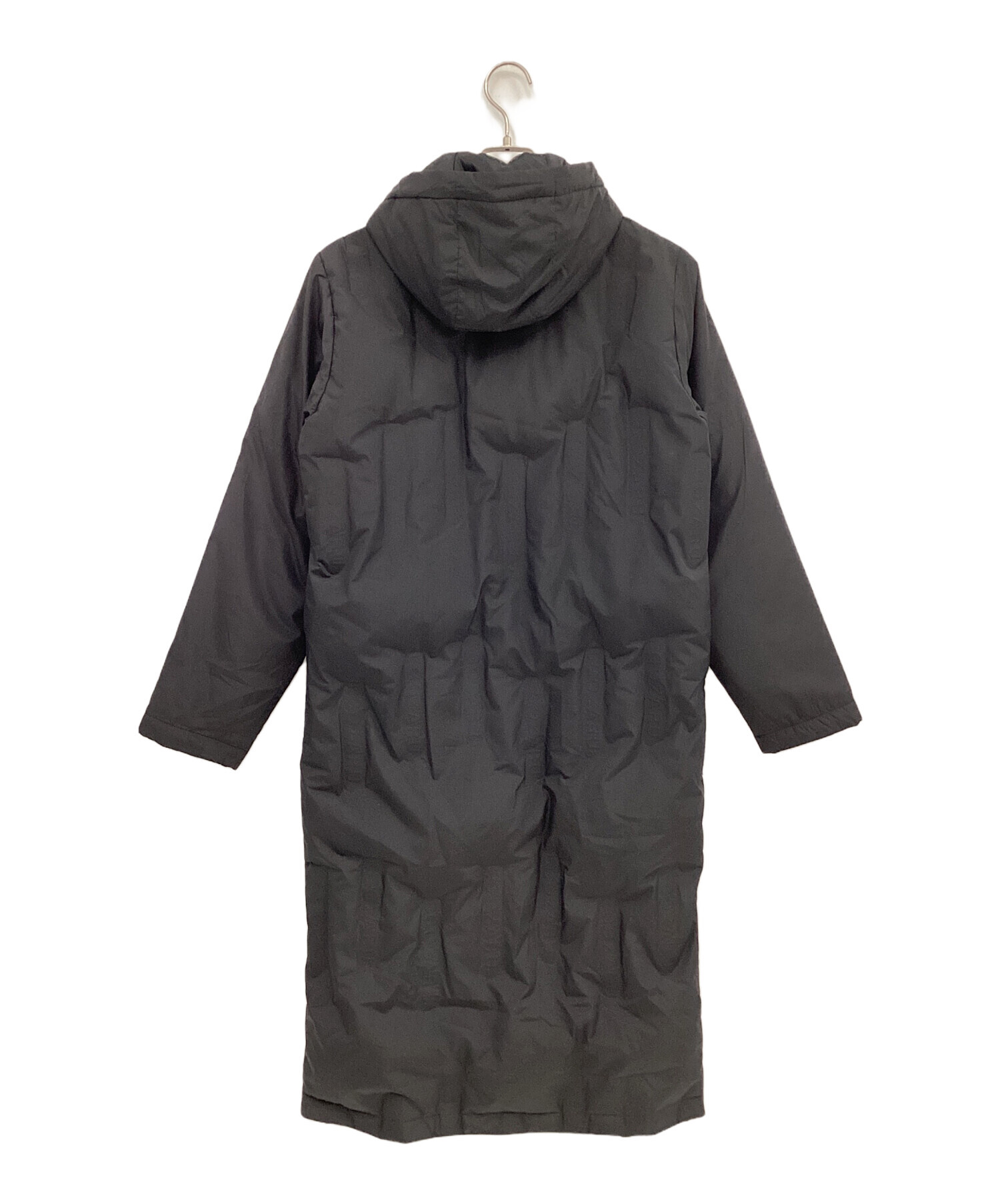 中古・古着通販】EGOZARU (エゴザル) ベンチコート ブラック サイズ:S