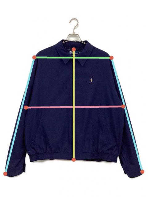 Ralph Lauren ネイビー ジップアップジャケットS 裏ピンクストライプ 中古・古着通販】POLO RALPH LAUREN (ポロ・ラルフローレン) ジップ