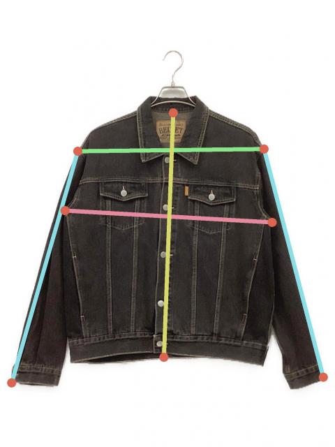 中古・古着通販】BELVET (ベルベット) デニムジャケット グレー サイズ