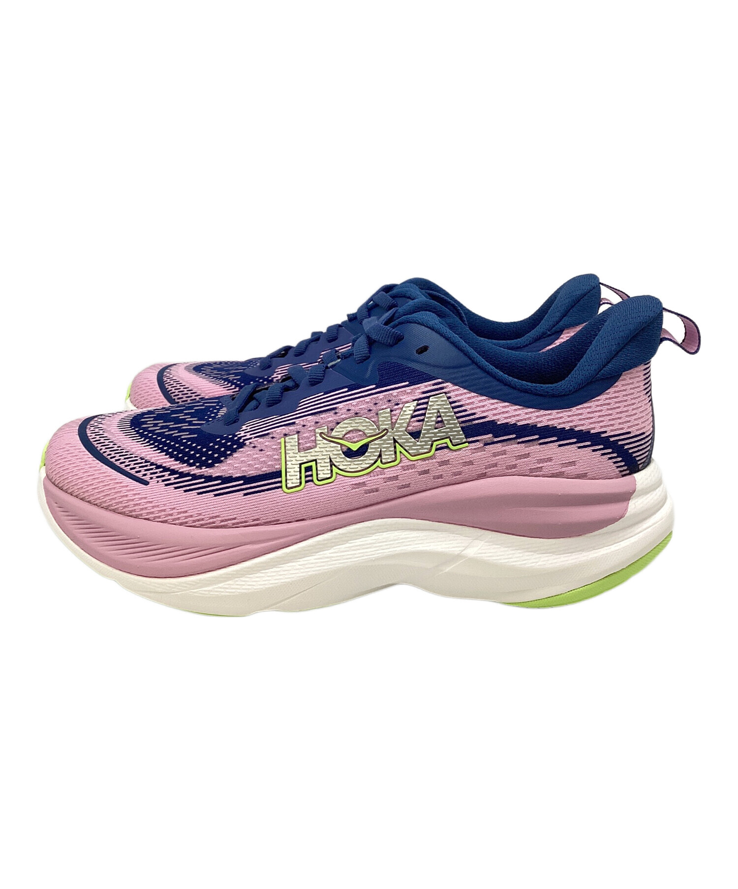 中古・古着通販】HOKA (ホカ) ランニングシューズ ピンク×ネイビー