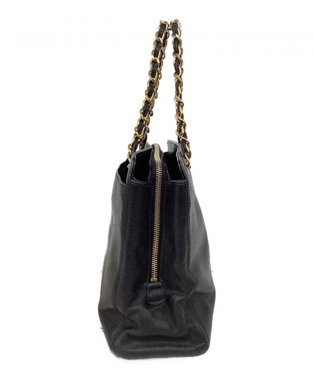 中古・古着通販】CHANEL (シャネル) シャネル/ロゴ刺繍チェーントート