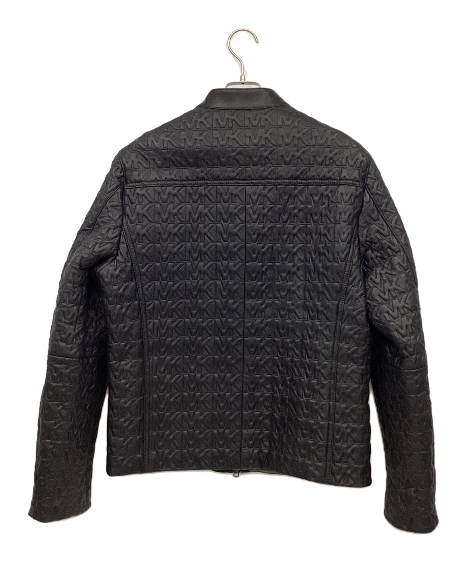 マイケルコース ラムレザー ライダースジャケット 羊革 ブラック ベルト付 S 中古・古着通販】MICHAEL KORS (マイケル・コース) ラムレザー