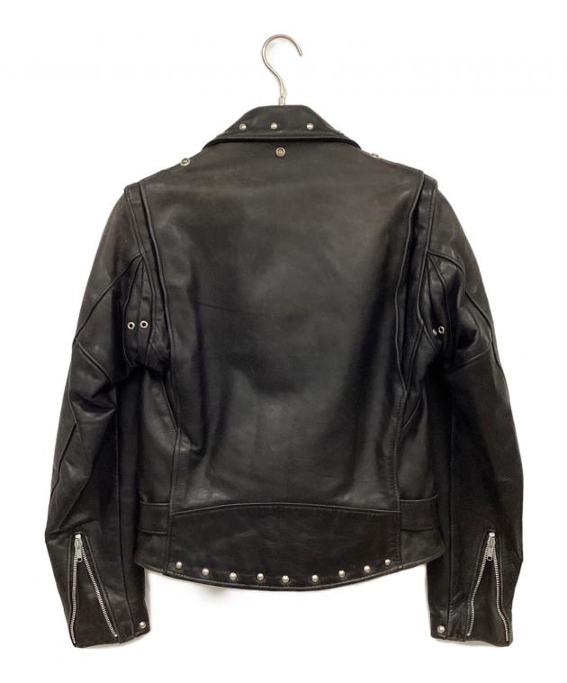 ショットダブルライダースジャケット　36 中古・古着通販】Schott (ショット) ナイロンダブルライダース
