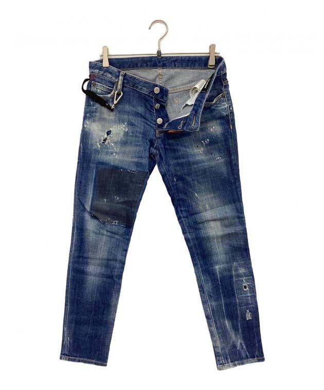 新品！未使用！DSQUARED2のデニム 中古・古着通販】DSQUARED2 (ディースクエアード) ダメージ加工デニム