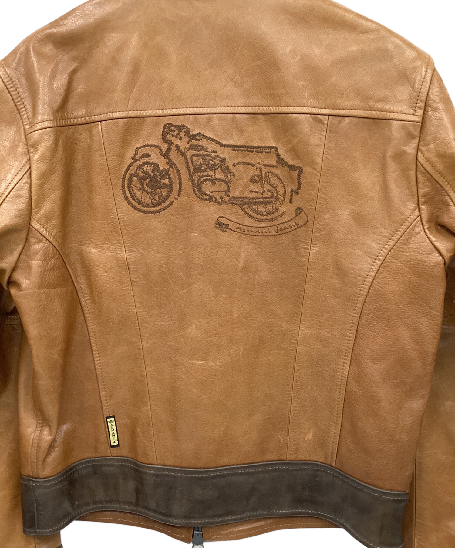 中古・古着通販】ARMANI JEANS (アルマーニジーンズ) レザージャケット