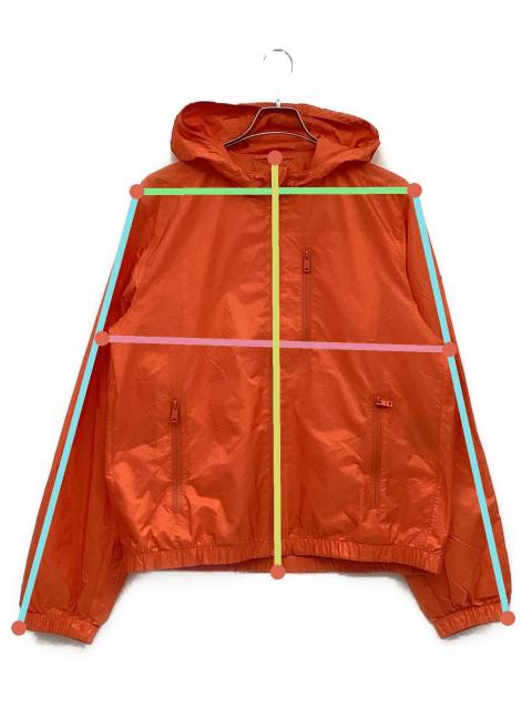 中古・古着通販】PRADA (プラダ) ジップジャケット オレンジ サイズ:XL