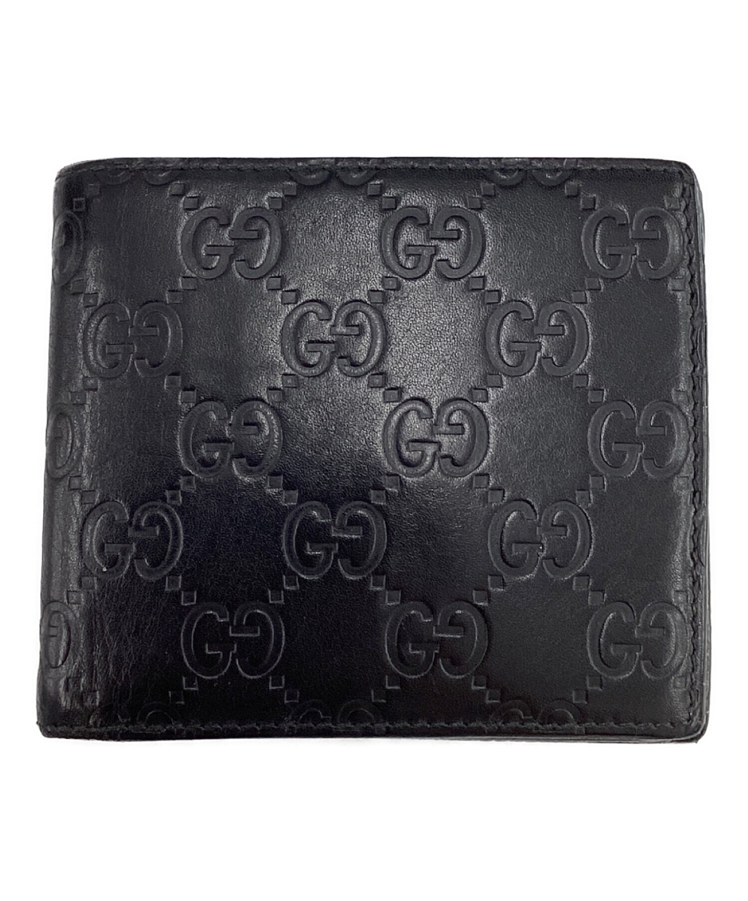 アリゾナ　レザー　二つ折り財布 中古・古着通販】GUCCI (グッチ) グッチ/グッチシマ/146223/2つ折り
