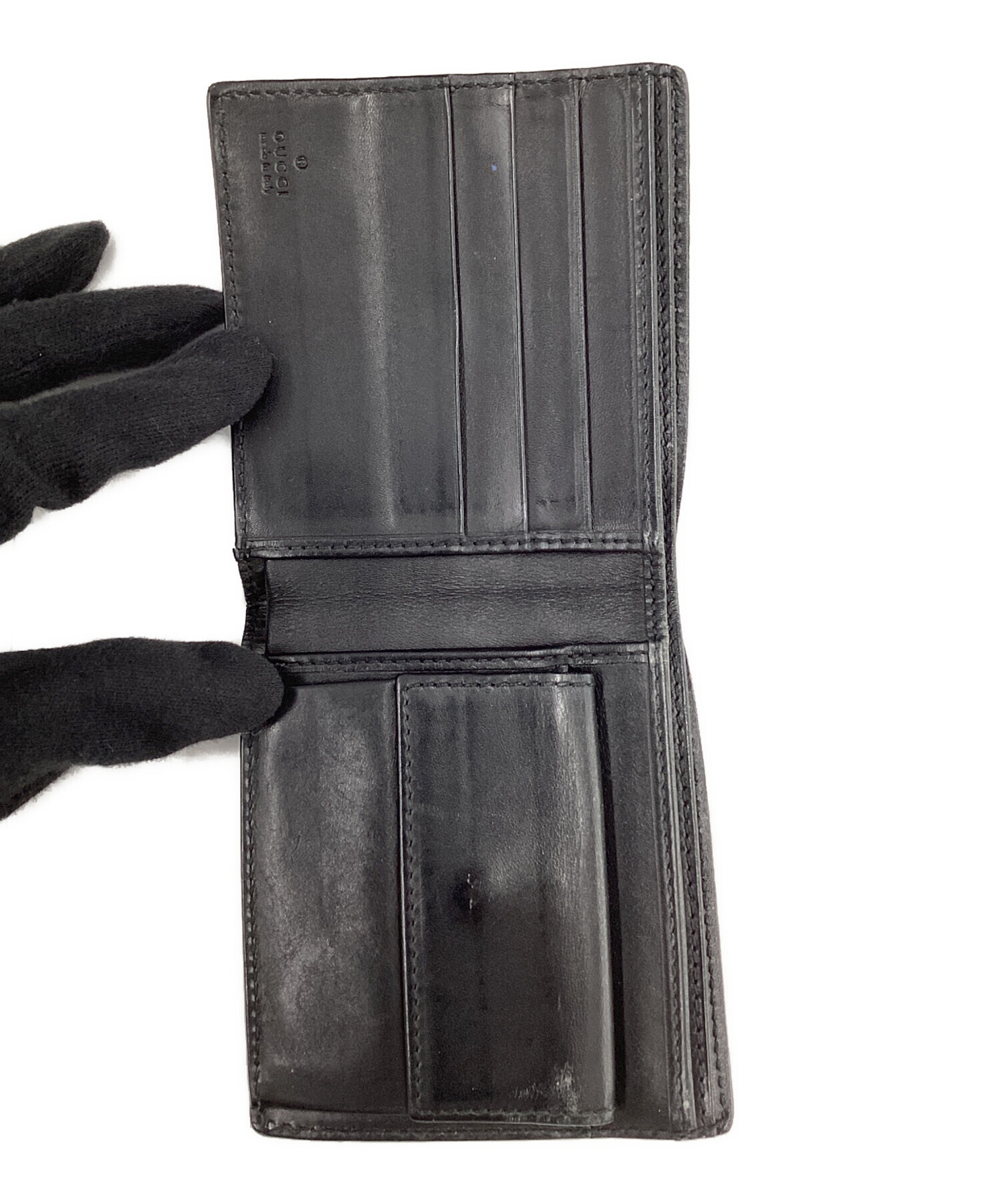 中古・古着通販】GUCCI (グッチ) グッチ/グッチシマ/146223/2つ折り