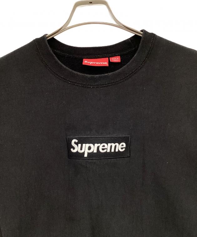 シュプリーム Supreme Box Logo Crewneck Sweatshirt スウェット 衣料品 トップス コットン レディース ブラック系 【中古】 Supreme - シュプリーム Supreme Box Logo Crewneck Sweatshirt