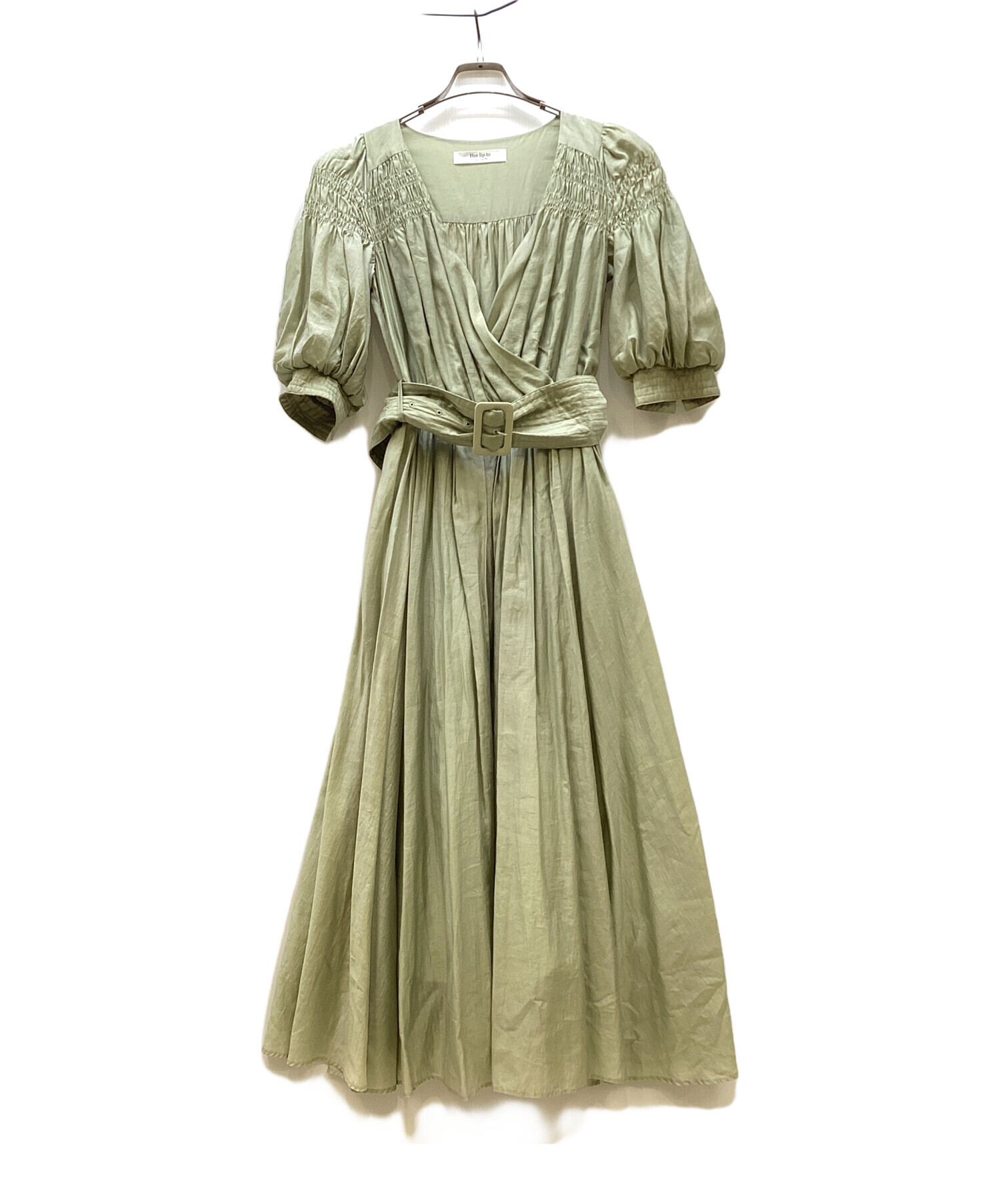 中古・古着通販】HER LIP TO (ハーリップトゥ) Airy Volume Sleeve 