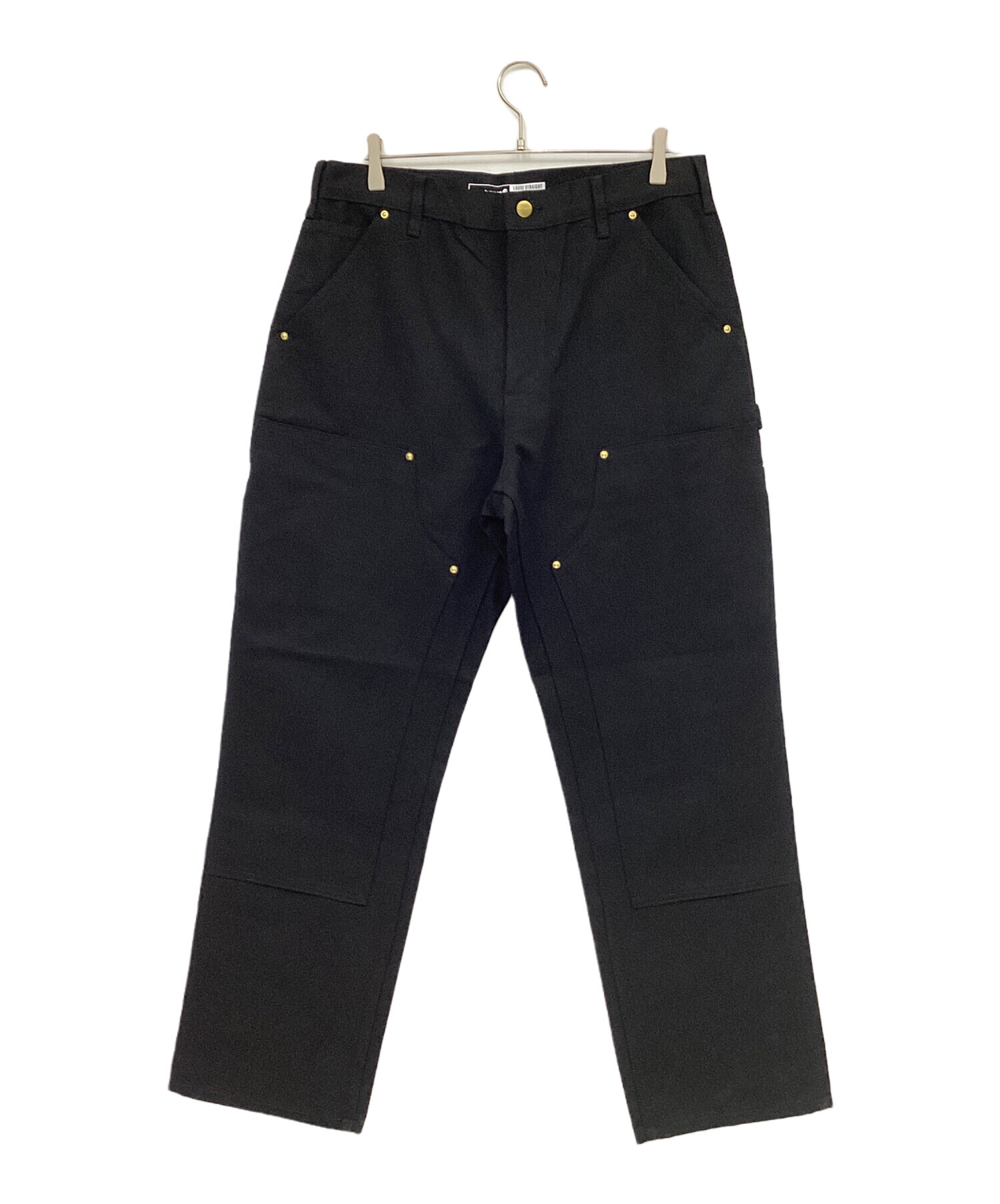 Carhartt カーハート ダブルニー　ペインターパンツ ブラック 黒 古着 Carhartt/カーハート】ダブルニー ペインターパンツ | 古着屋KAKAVAKA