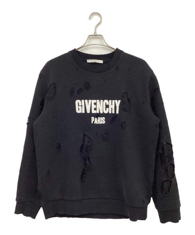 中古・古着通販】GIVENCHY (ジバンシィ) デストロイ加工スウェット