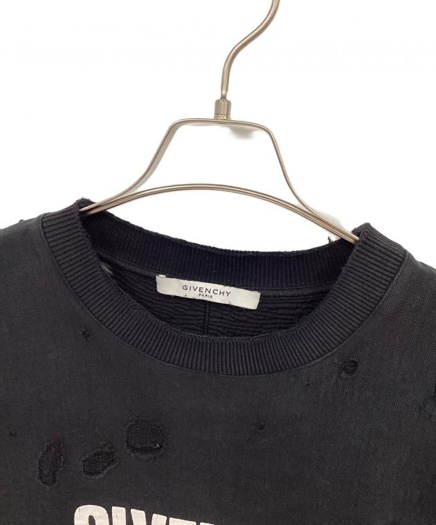 中古・古着通販】GIVENCHY (ジバンシィ) デストロイ加工スウェット