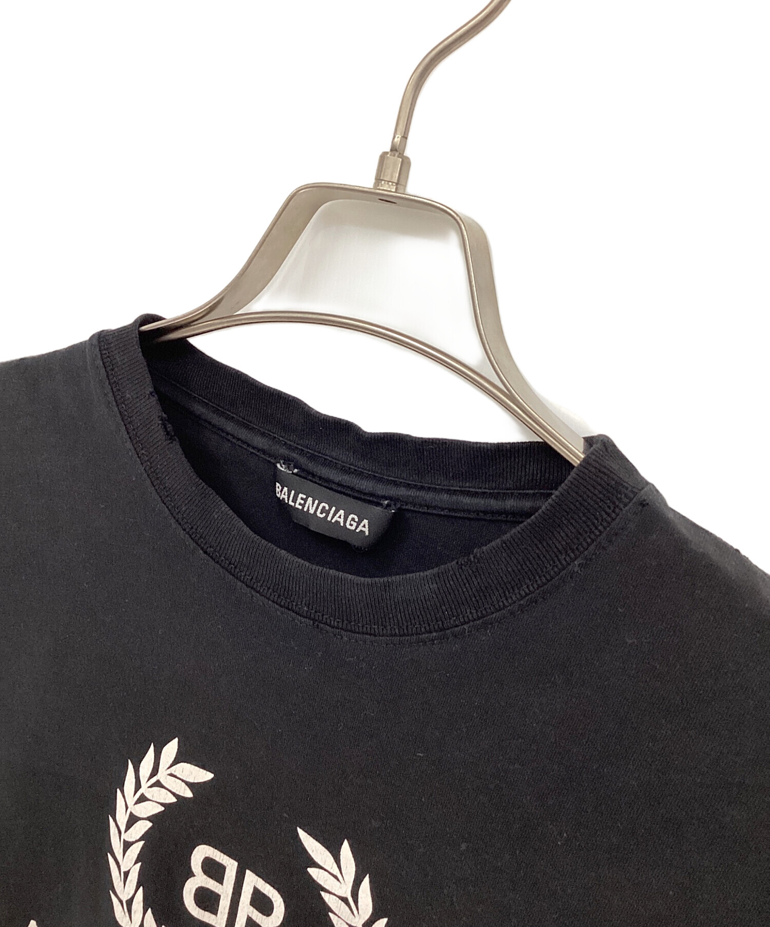 中古・古着通販】BALENCIAGA (バレンシアガ) BBロゴプリントTシャツ