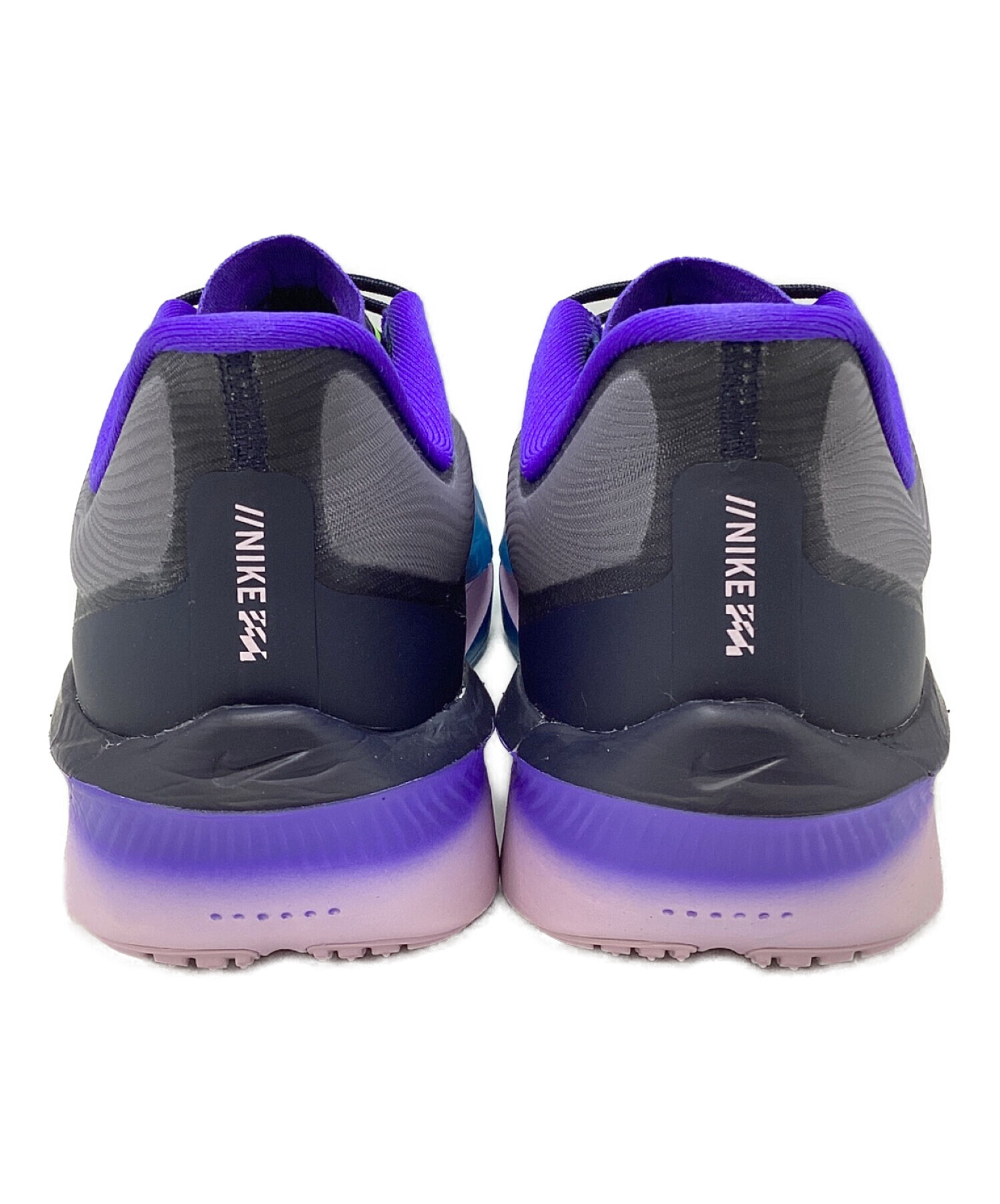 中古・古着通販】NIKE (ナイキ) ランニングシューズ ネイビー×グレー