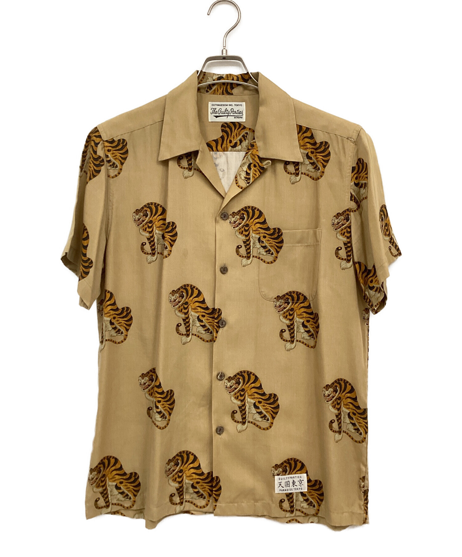 WACKO MARIA レーヨンシャツ 中古・古着通販】WACKO MARIA (ワコマリア) レーヨンオープンカラー