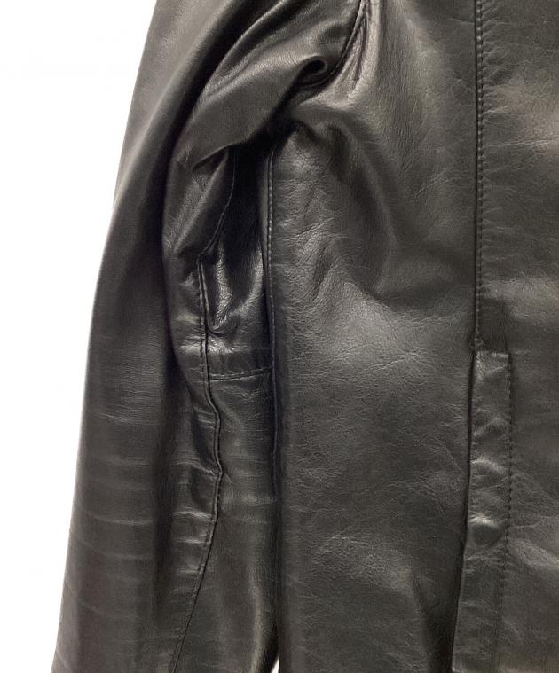 美品　シャマ　カウレザー　牛革　シングルライダース　レザージャケット　42　黒 中古・古着通販】Shama (シャマ) カウレザージャケット ブラック