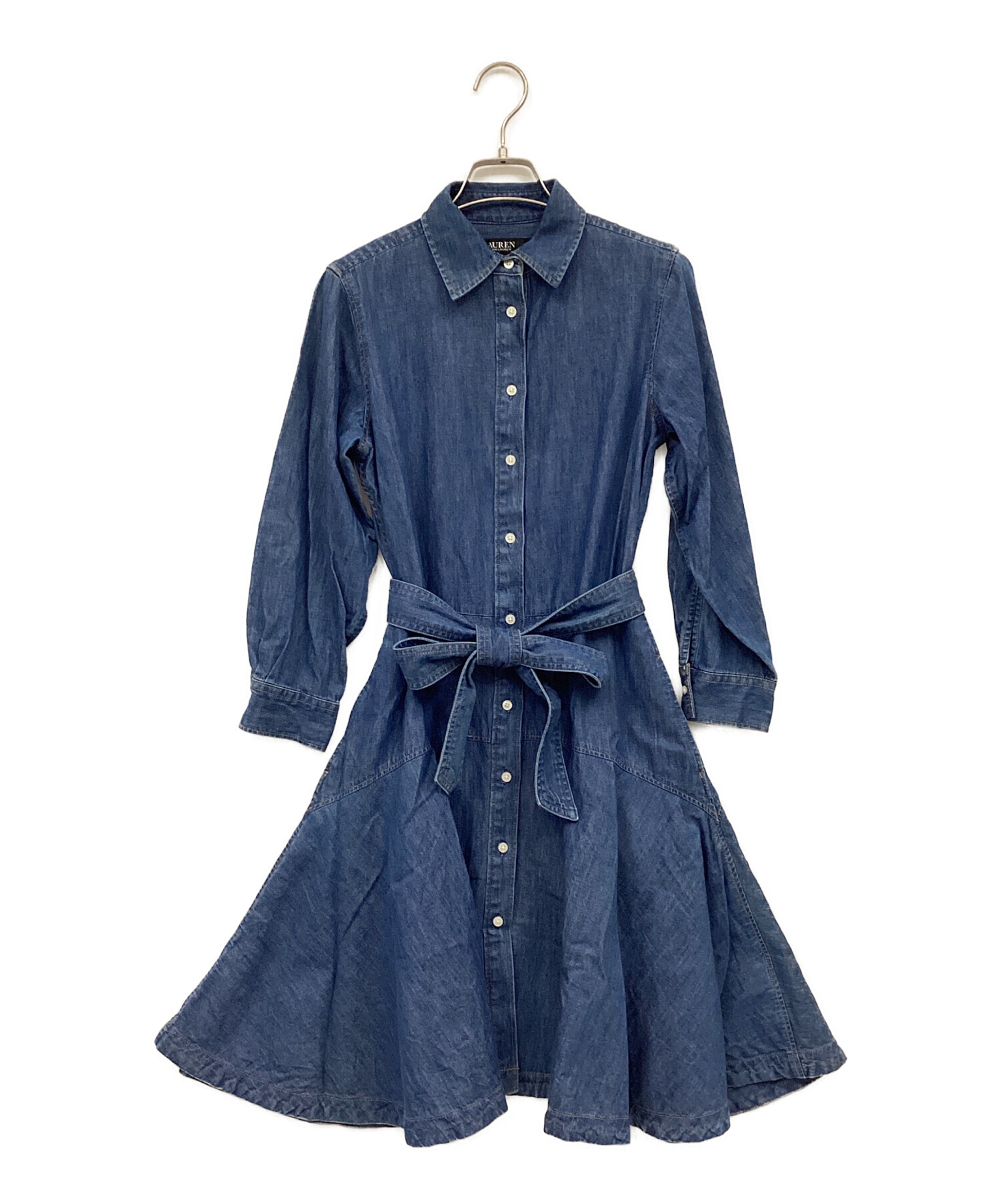 タグつき　未使用　RALPH LAUREN　ワンピース　定価19000円 中古・古着通販】RALPH LAUREN (ラルフローレン) 長袖ワンピース