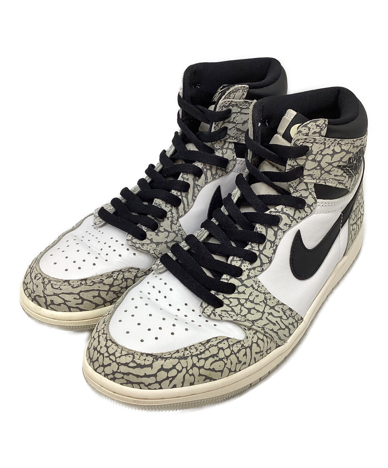 中古・古着通販】NIKE (ナイキ) AIR JORDAN 1 RETRO HIGH OG グレー 