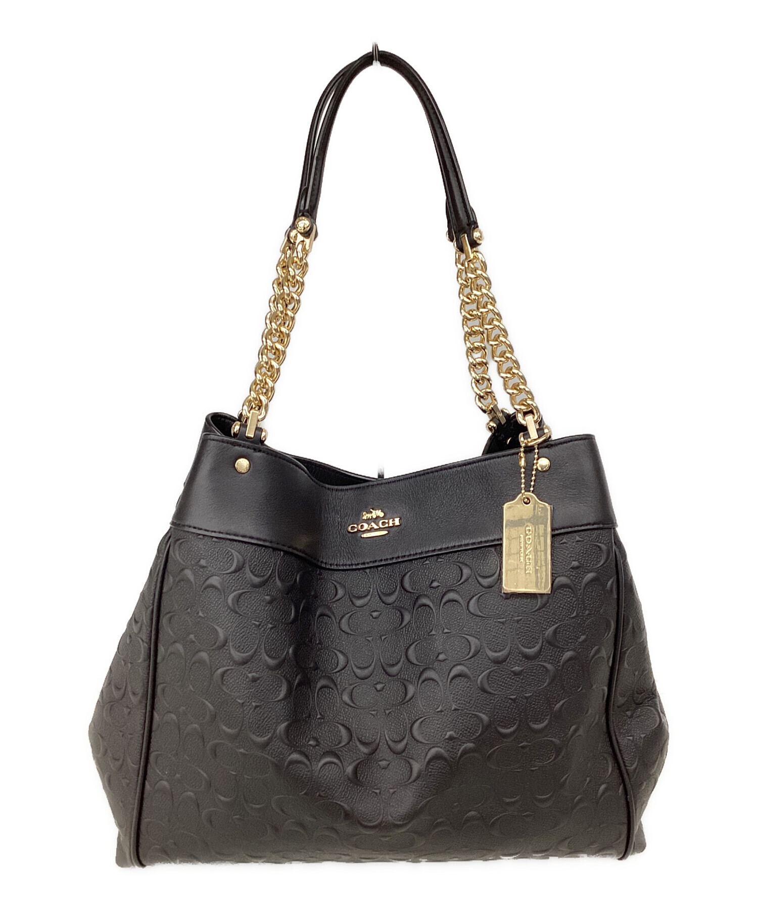 中古・古着通販】COACH (コーチ) コーチ/F49336/ハンドバッグ ブラック
