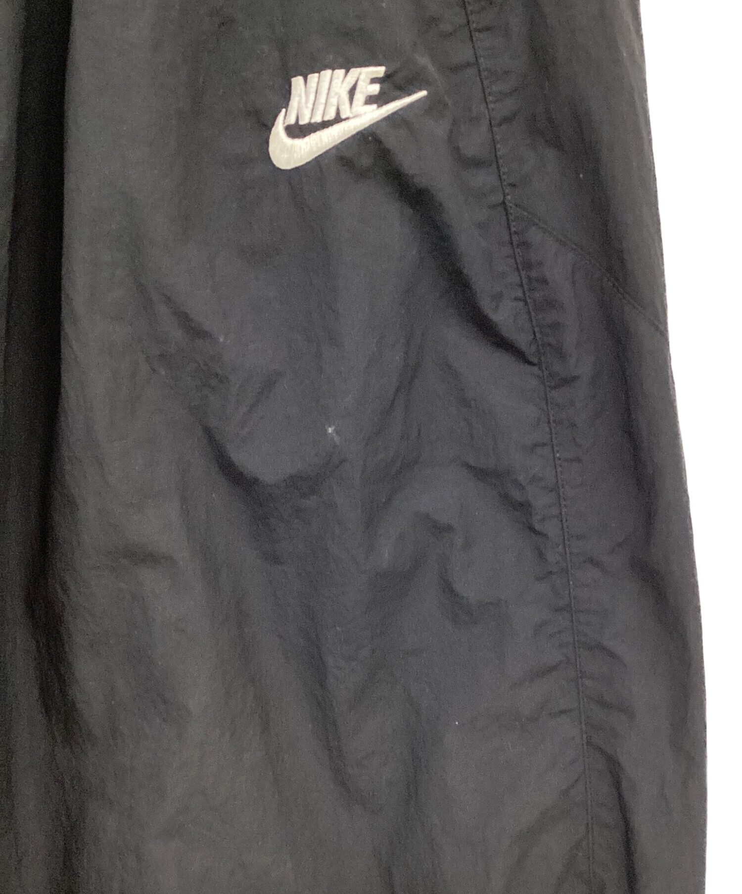 中古・古着通販】NIKE (ナイキ) ナイロンパンツ ブラック サイズ:S