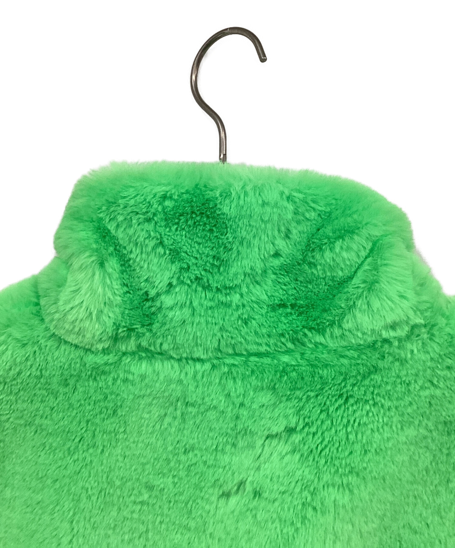 中古・古着通販】NIKE (ナイキ) FAUX FUR JACKET グリーン サイズ:M