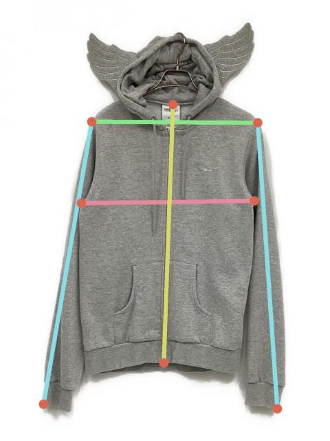  ジェレミースコットグレー パーカー　メンズXS ジェレミースコットグレー パーカー メンズXS 中古・古着通販】adidas