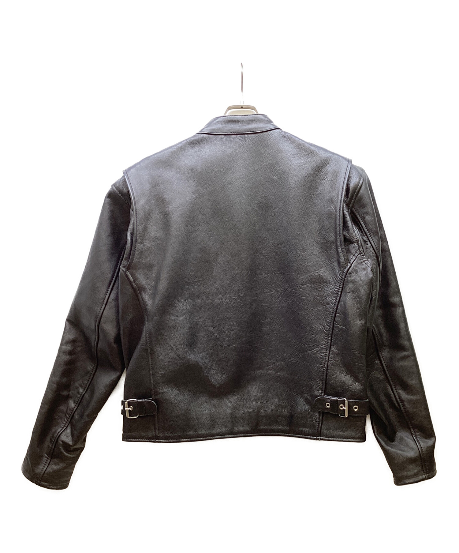Rookie Leathers ブラックレザージャケット 3L 中古・古着通販】Rookie (ルーキー) レザージャケット ブラック サイズ