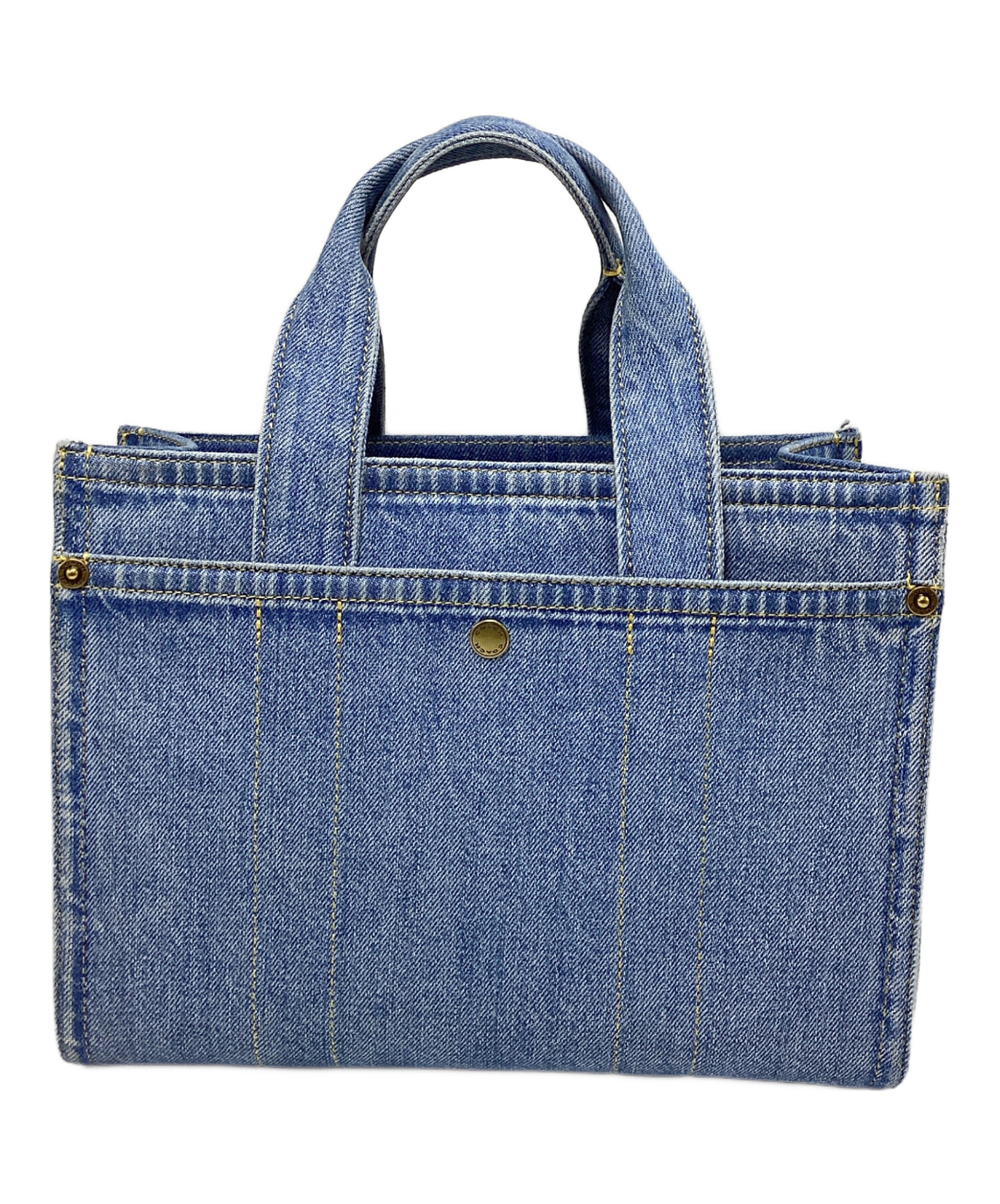 ✨激レア✨COACH ヴィンテージ トートバッグ 大容量 グラブタンレザー 紺 中古・古着通販】COACH (コーチ) コーチ/CR659/トートバッグ