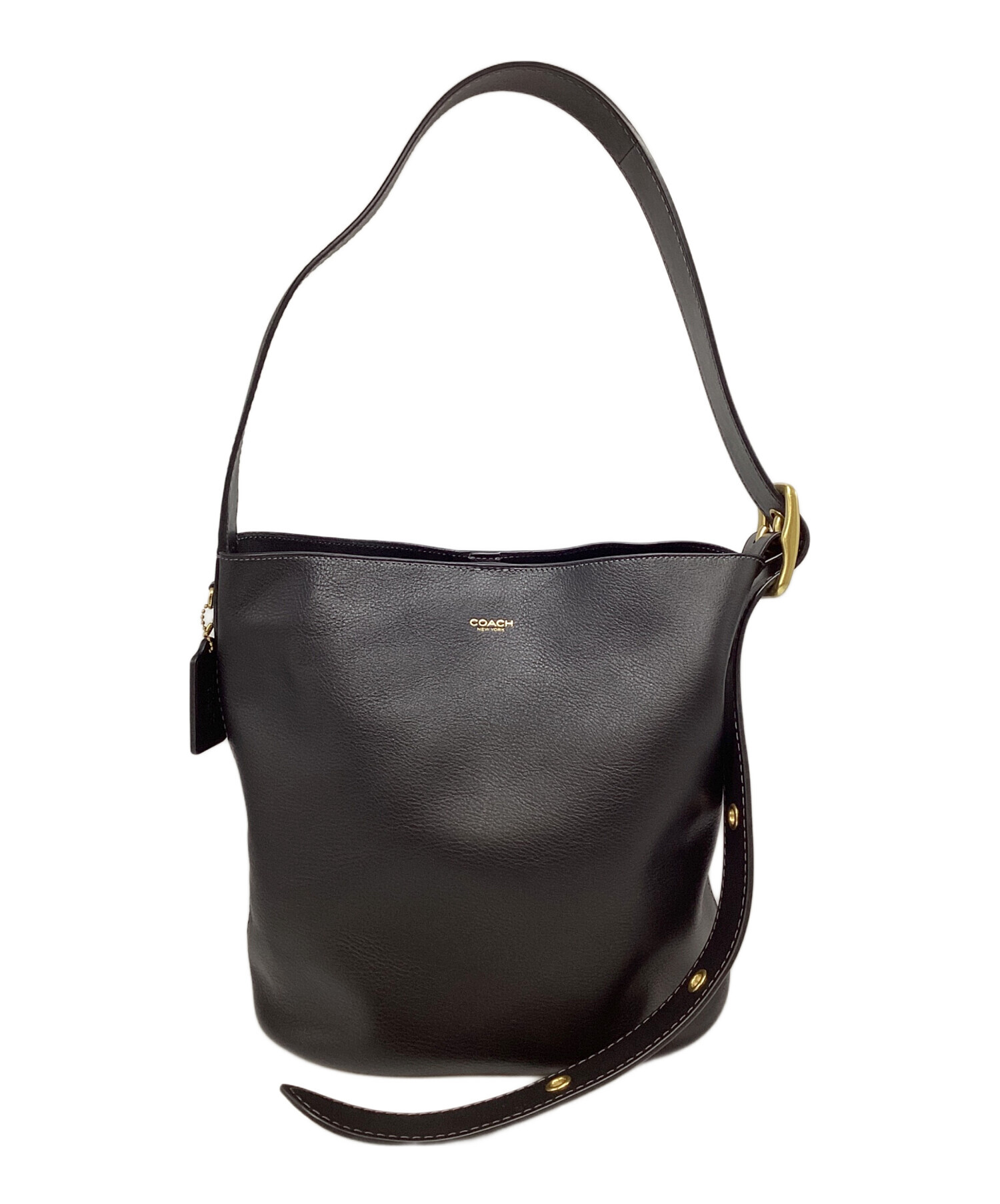COACH コーチ ブリーカーバケット ショルダーバッグ　ブラック　CCC23 中古・古着通販】COACH (コーチ) コーチ/CCC23/ブリーカー バケット