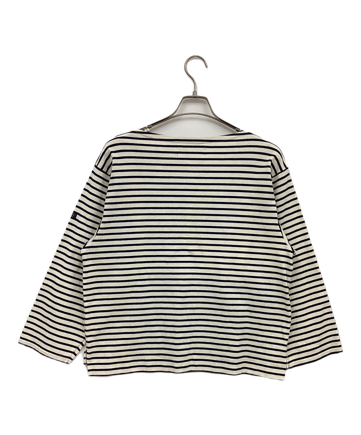 Outil ネイビー 長袖カットソー 中古・古着通販】OUTIL (ウティ) 長袖カットソー ネイビー×ホワイト