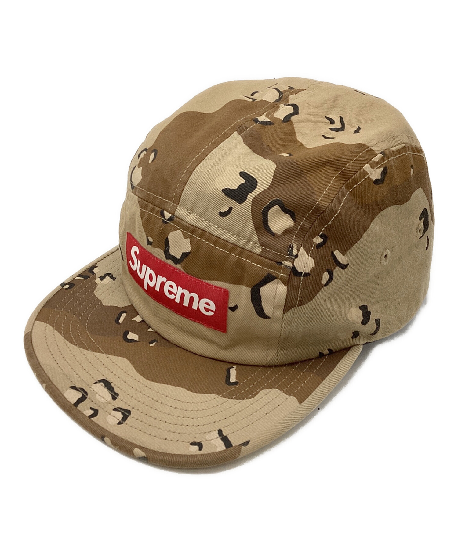 中古・古着通販】SUPREME (シュプリーム) キャップ ブラウン×ベージュ