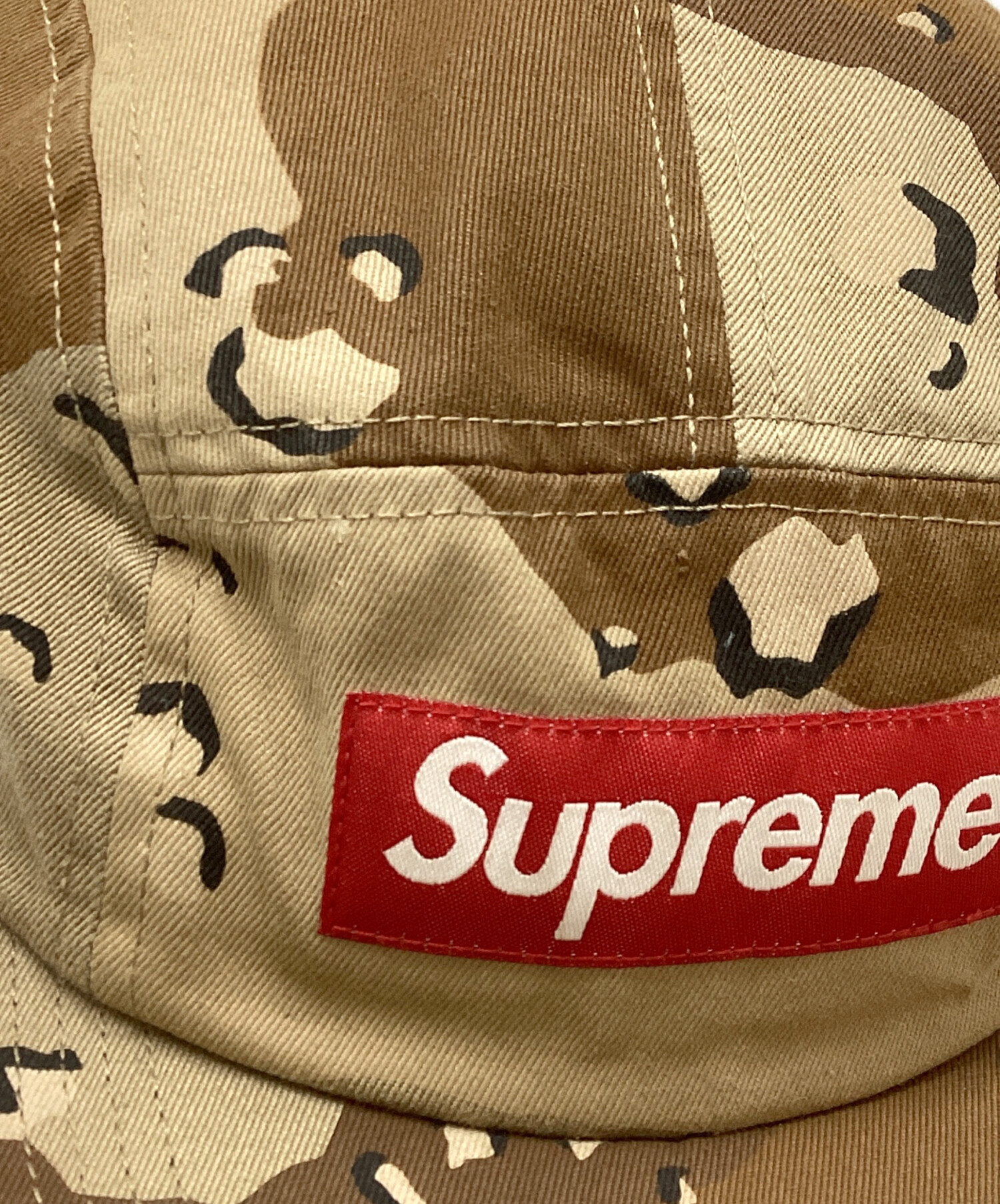 中古・古着通販】SUPREME (シュプリーム) キャップ ブラウン×ベージュ