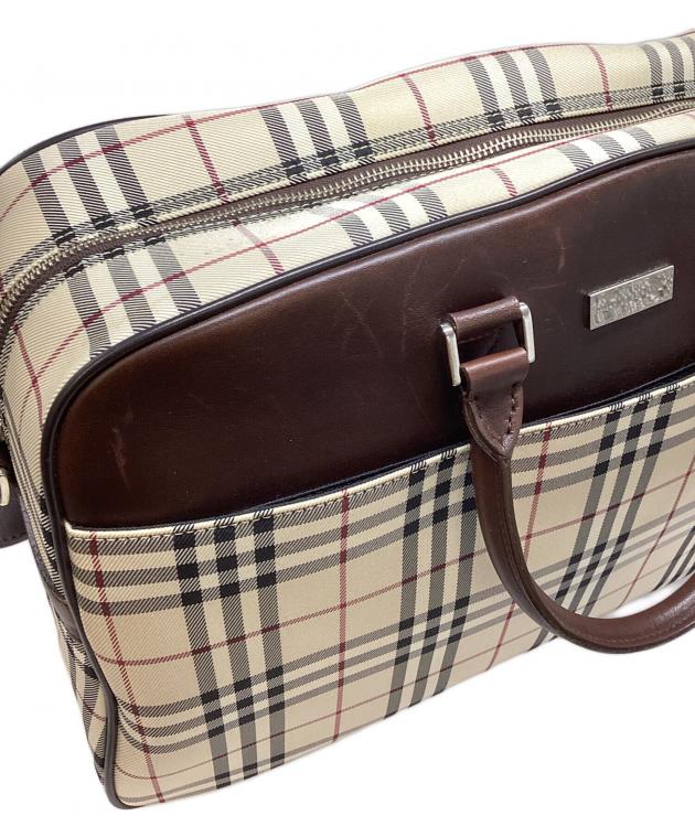 中古・古着通販】BURBERRY (バーバリー) バーバリー/ボストンバッグ