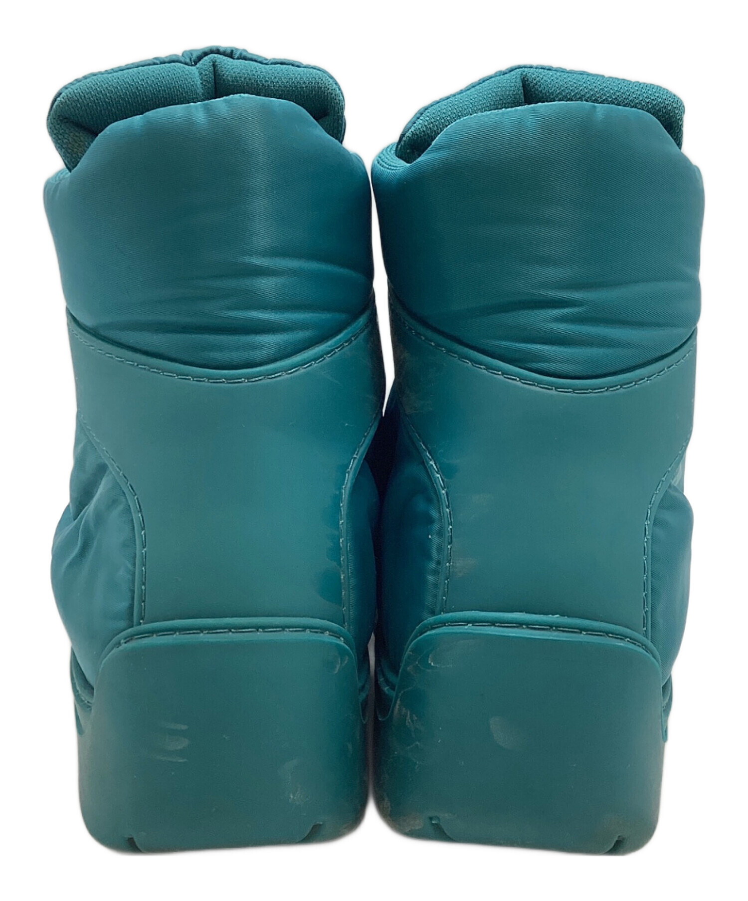 Bb【中古】BOTTEGA VENETA レインブーツ ダークグリーン Bb【中古】BOTTEGA VENETA レインブーツ ダークグリーン Bb【中古
