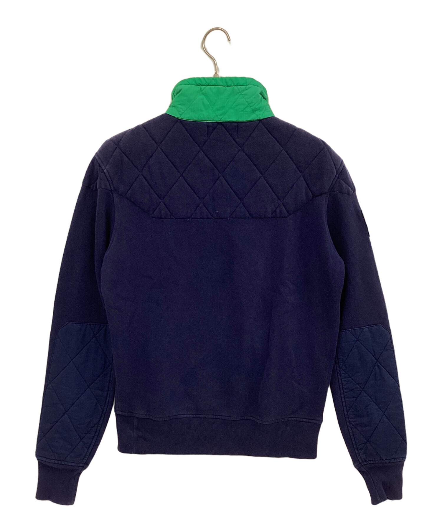 ス*ー様 【USA製 三ツ星タグ】RRL ハーフジップスウェットシャツ ブルー 中古・古着通販】POLO RALPH LAUREN (ポロ・ラルフローレン) ハーフ