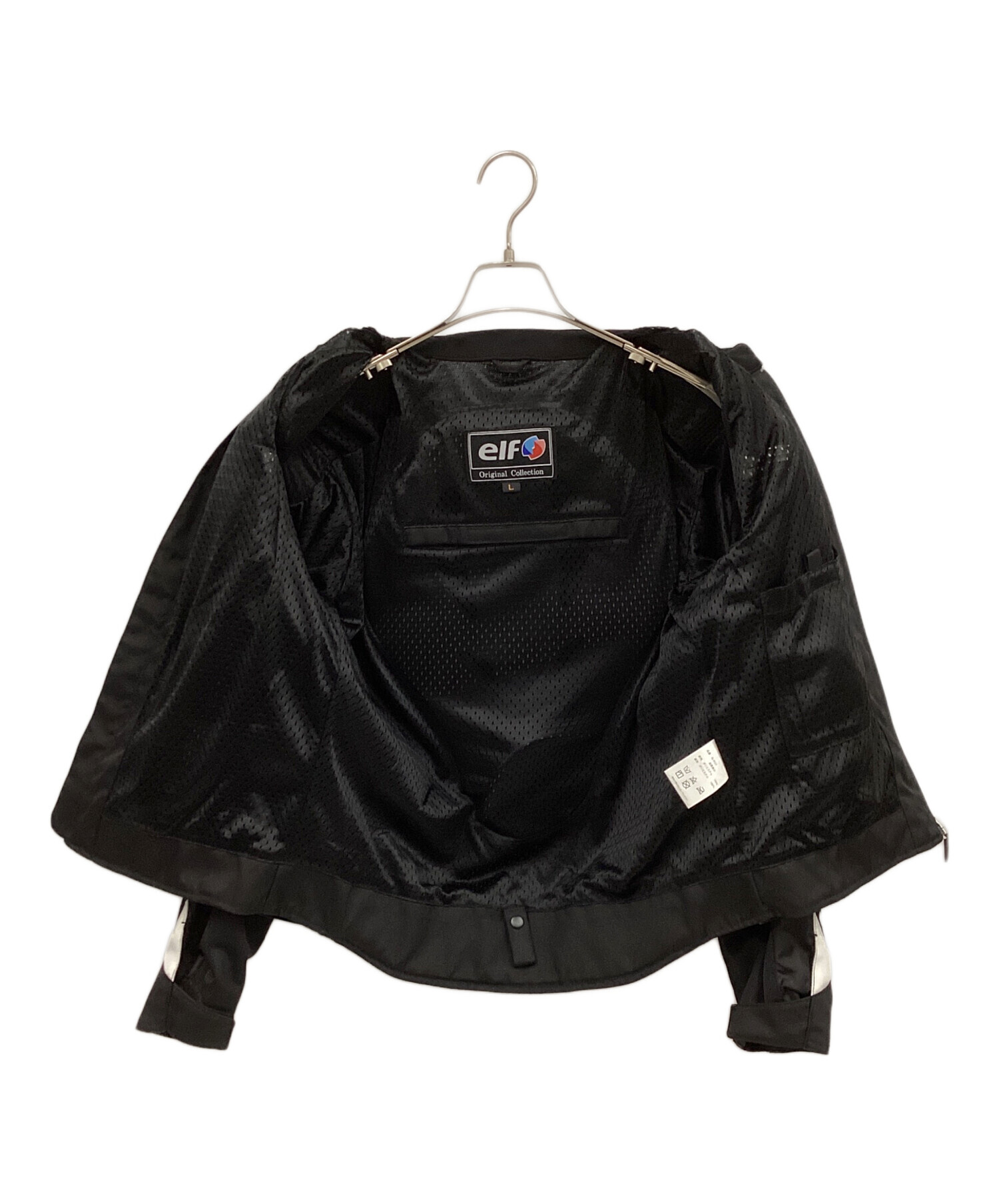 中古・古着通販】elf (エルフ) ライディングジャケット ブラック