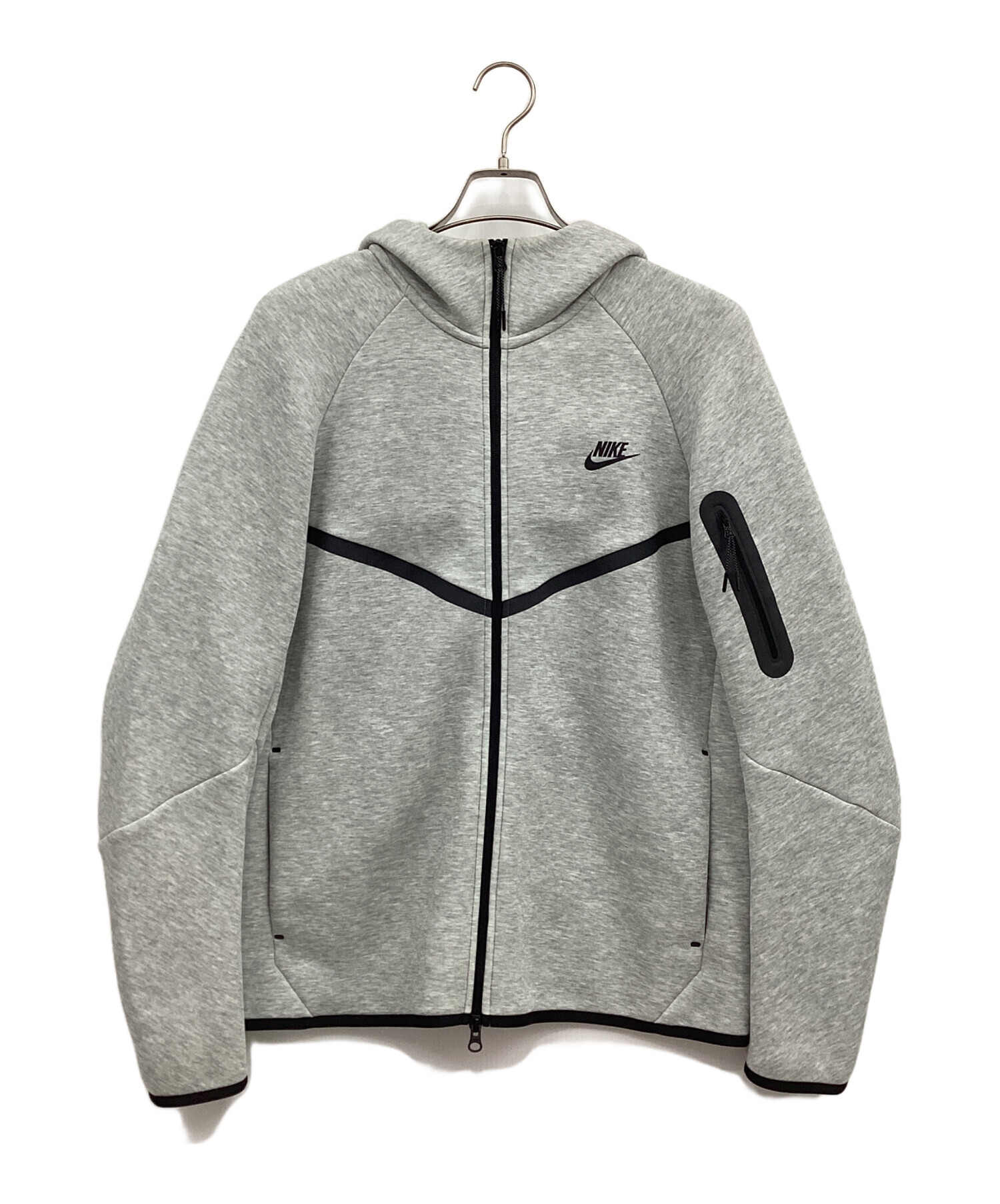 中古・古着通販】NIKE (ナイキ) テックフルジップパーカー グレー