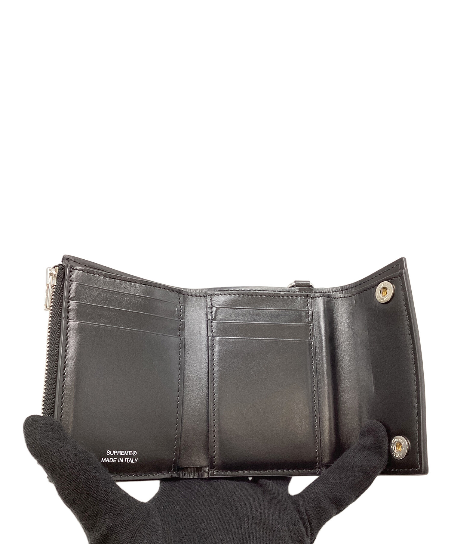 中古・古着通販】SUPREME (シュプリーム) レザーチェーンウォレット