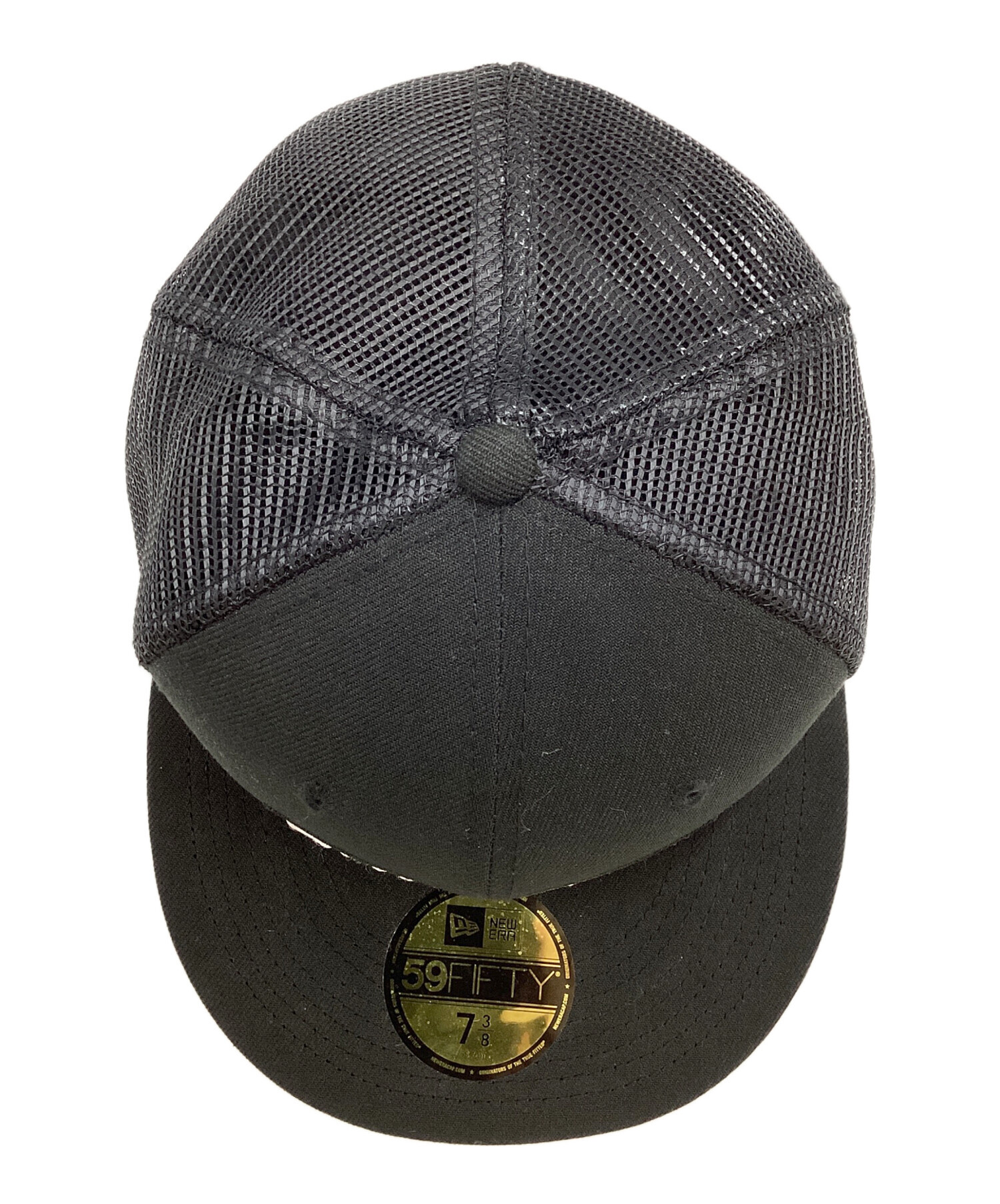 シュプリーム ニューエラ 限定コラボ キャップ 黒 ブラック メッシュ 中古・古着通販】SUPREME (シュプリーム) New Era (ニューエラ