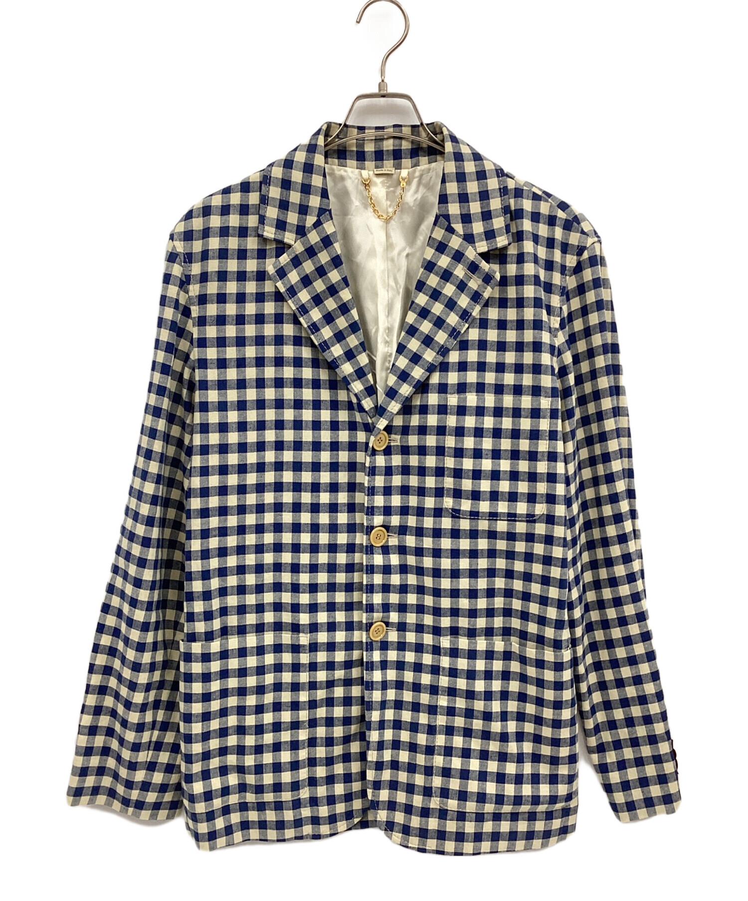 中古・古着通販】GUCCI (グッチ) テーラードジャケット ブルー