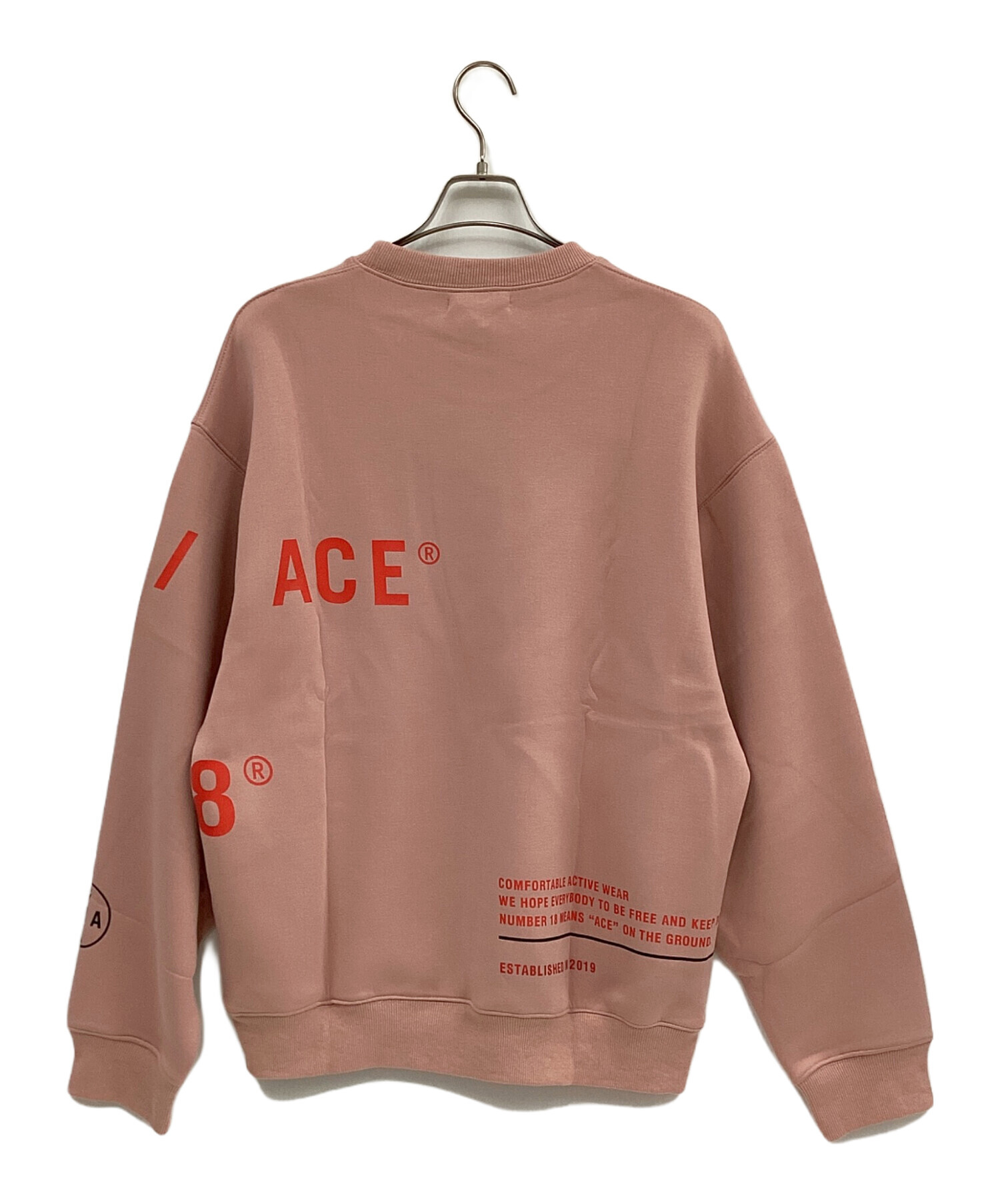 高崎出品 中古・古着通販】GROUND/N/ACE (グランダンエース) スウェット ピンク
