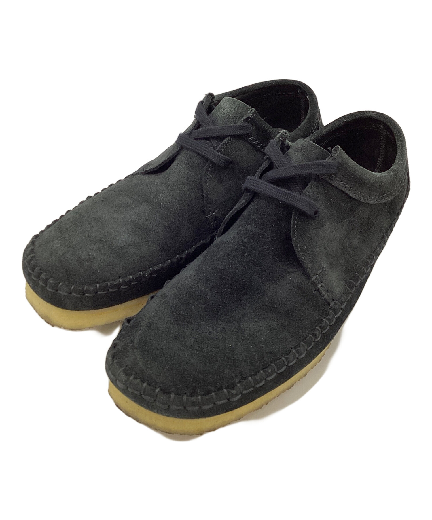 中古・古着通販】CLARKS (クラークス) ワラビーシューズ ブラック