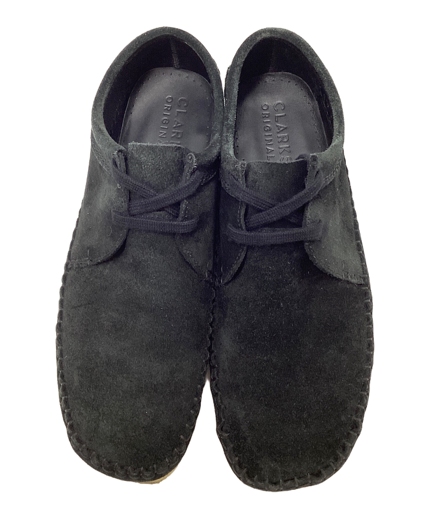 中古・古着通販】CLARKS (クラークス) ワラビーシューズ ブラック