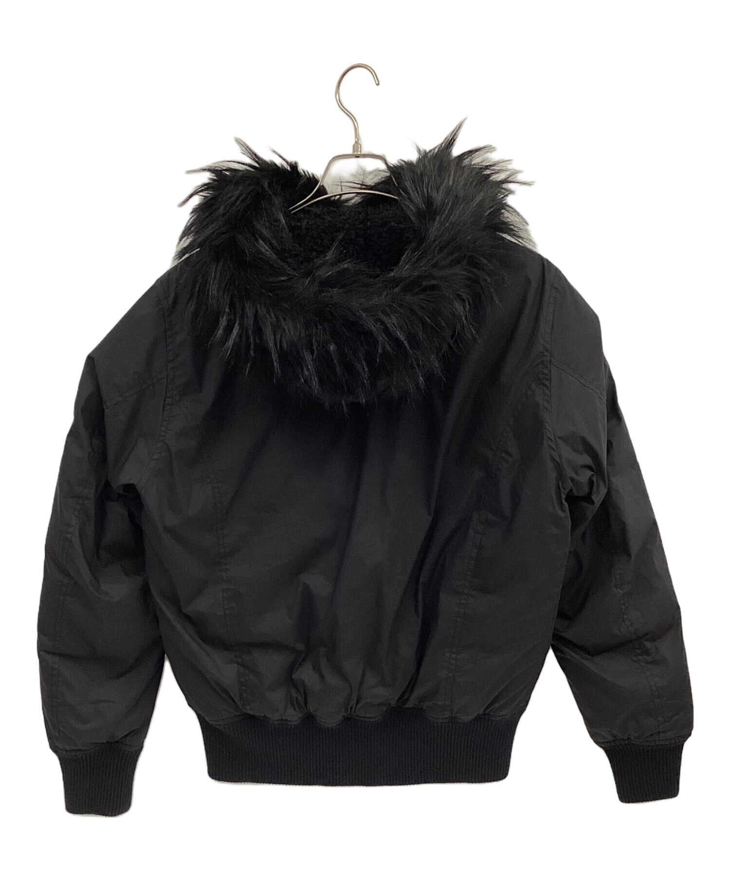 DIESEL N2B ミリタリージャケット S 短丈 中古・古着通販】DIESEL (ディーゼル) N2Bフライトジャケット ブラック