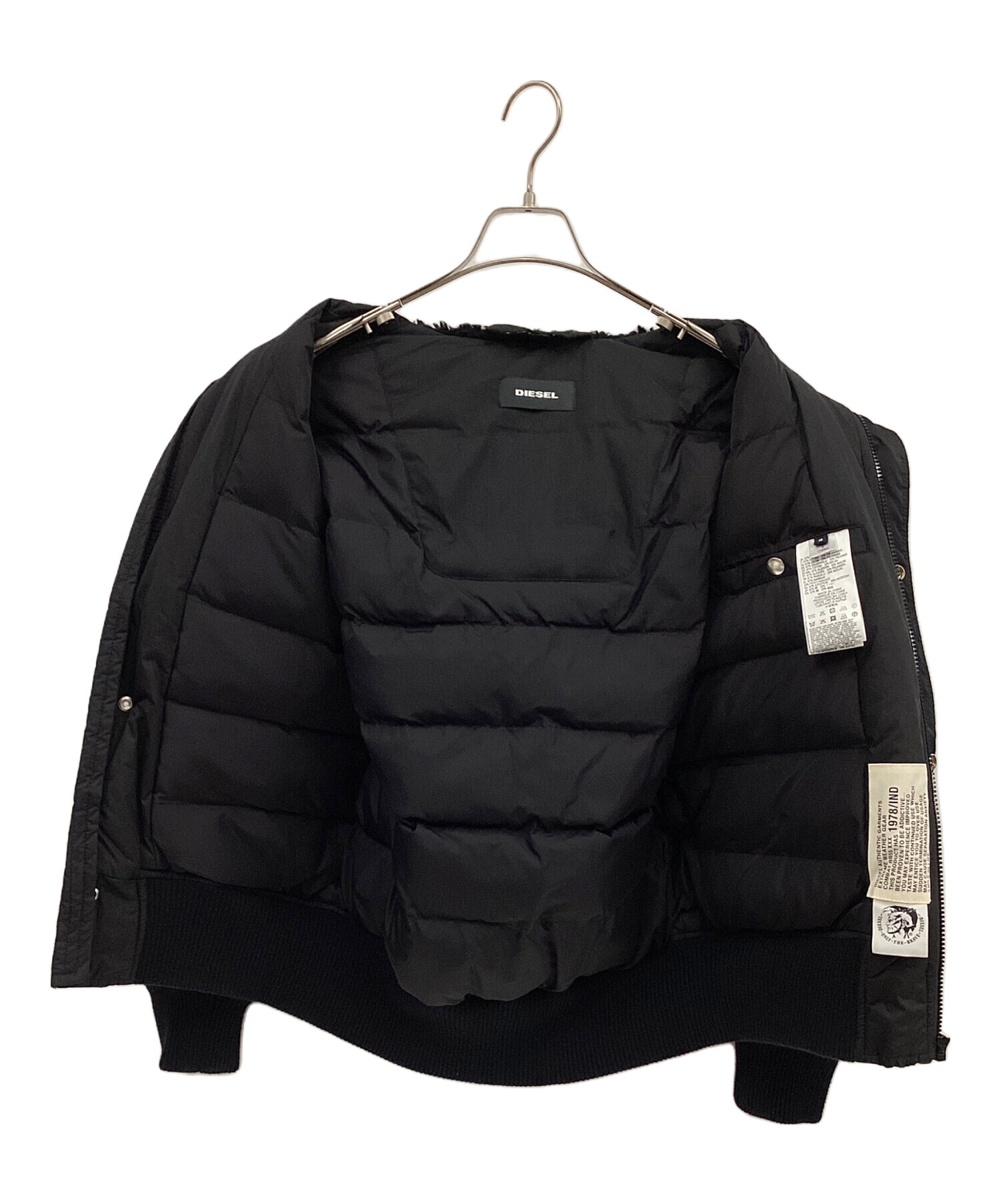 中古・古着通販】DIESEL (ディーゼル) N2Bフライトジャケット ブラック